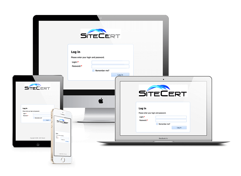 Small SiteCert Mockup